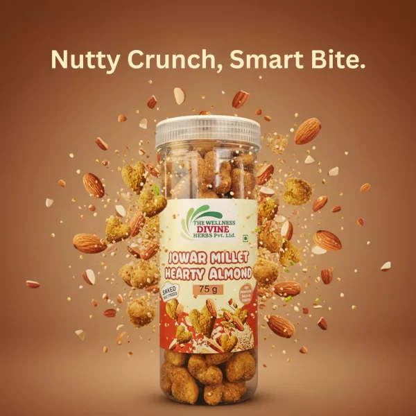 Jowar Millet Hearty Almond Snack - 80g